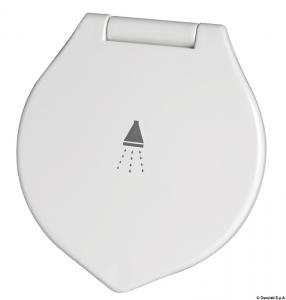 Doccia Elegant bianca tubo PVC 2,5 m in piano